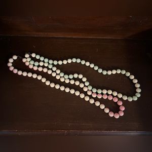 Beaded necklace strands from 1986.